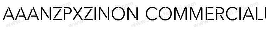 AaANZPXZINon CommercialUse字体转换